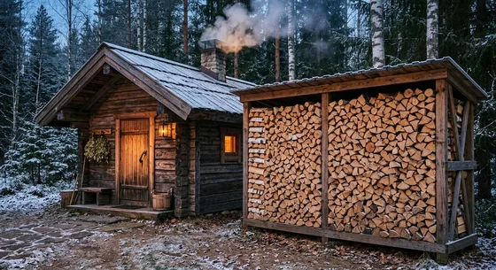 Укладка дров в Болотном, проспект Яблоневая, 3Б